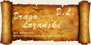 Drago Lazanski vizit kartica